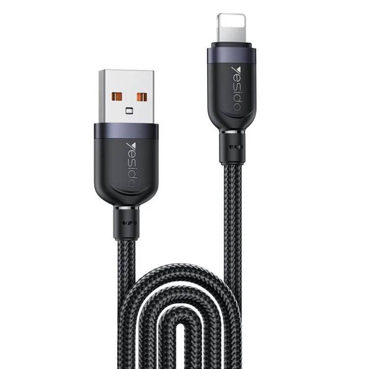 YESIDO 12W USB-A TO LIGHTNING CABLE 3M BLACK CA134L