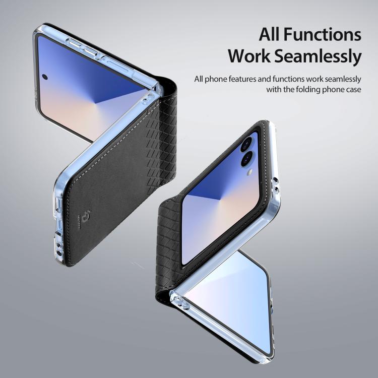 DUXDUCIS SAMSUNG Z FLIP 7 BRIL SERIES CASE BLACK BRIL0068 thumbnail 3