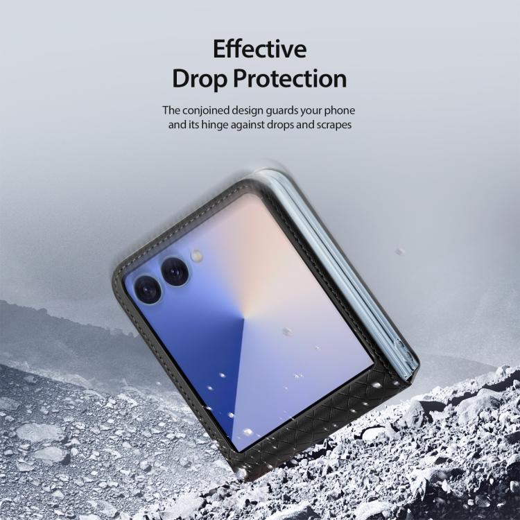 DUXDUCIS SAMSUNG Z FLIP 7 BRIL SERIES CASE BLACK BRIL0068 thumbnail 4