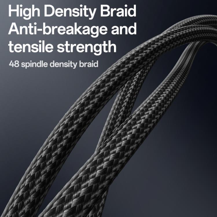 YESIDO 2 IN 1 TYPE C TO LIGHTNING AND TYPE C CABLE BLACK CA90 thumbnail 4