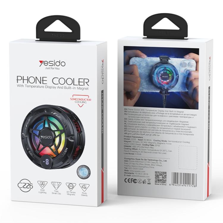 YESIDO PHONE COOLER BLACK C226 thumbnail 2