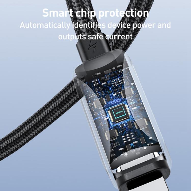 YESIDO PD FAST CABLE  27W TYPE C TO LIGHTNING GREY CA199 thumbnail 5