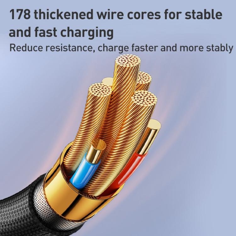 YESIDO PD FAST CABLE  27W TYPE C TO LIGHTNING GREY CA199 thumbnail 4
