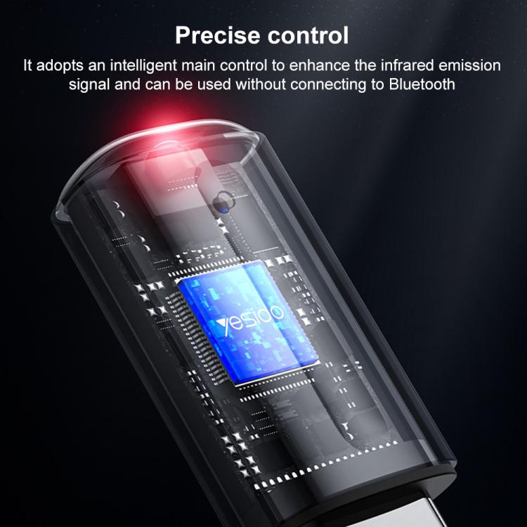 YESIDO INFRARED REMOTE CONTROLTYPE C BLACK EC26C thumbnail 8