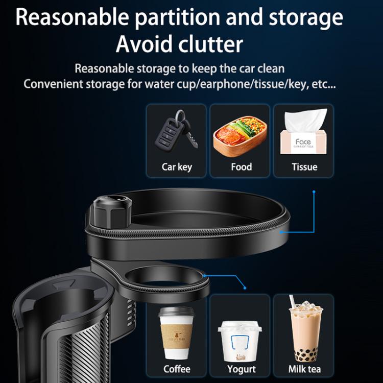 YESIDO 3 IN 1 CAR CUP PHONE HOLDER BLACK C180 thumbnail 7