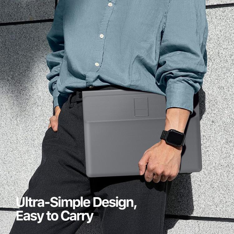 DUXDUCIS AIRQ SERIES 13.6-14.2 INCH LAPTOP WIRELESS CHARGING SLEEVE GREY AIRQ0002 thumbnail 6