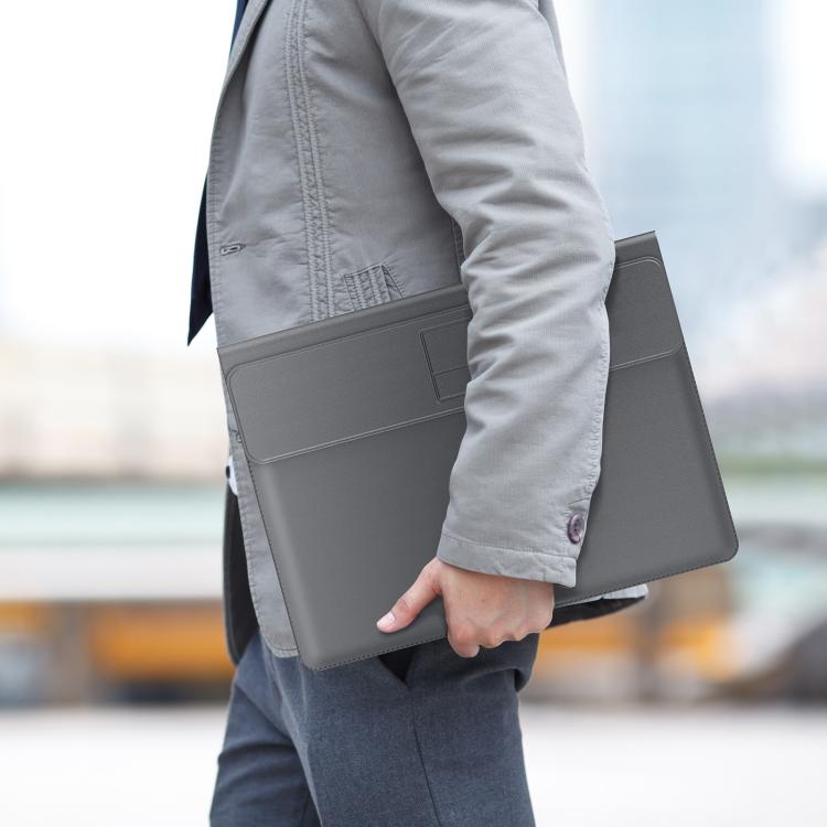 DUXDUCIS AIRQ SERIES 13.6-14.2 INCH LAPTOP WIRELESS CHARGING SLEEVE GREY AIRQ0002 thumbnail 9