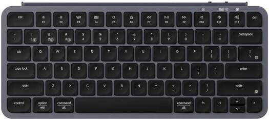 KEYCHRON B1 PRO ULTRA SLIM 2.4G WIRELESS KEYBOARD SPACE GREY ARABIC B1P-K1-AR thumbnail 2