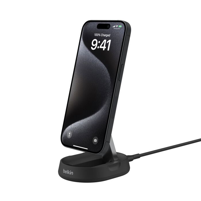 BELKIN BOOST CHARGE PRO 15W CONVERTIBLE MAGNETIC CHARGING STAND BLACK WIA008MYBK thumbnail 8