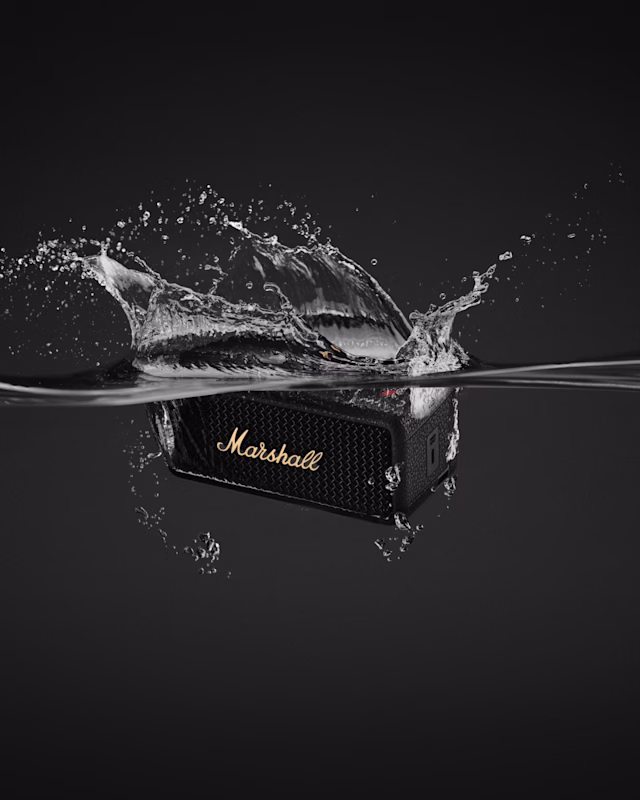 MARSHALL EMBERTON III PORTABLE WIRELESS SPEAKER MIDNIGHT BLUE EMBERTONIII-BL thumbnail 2