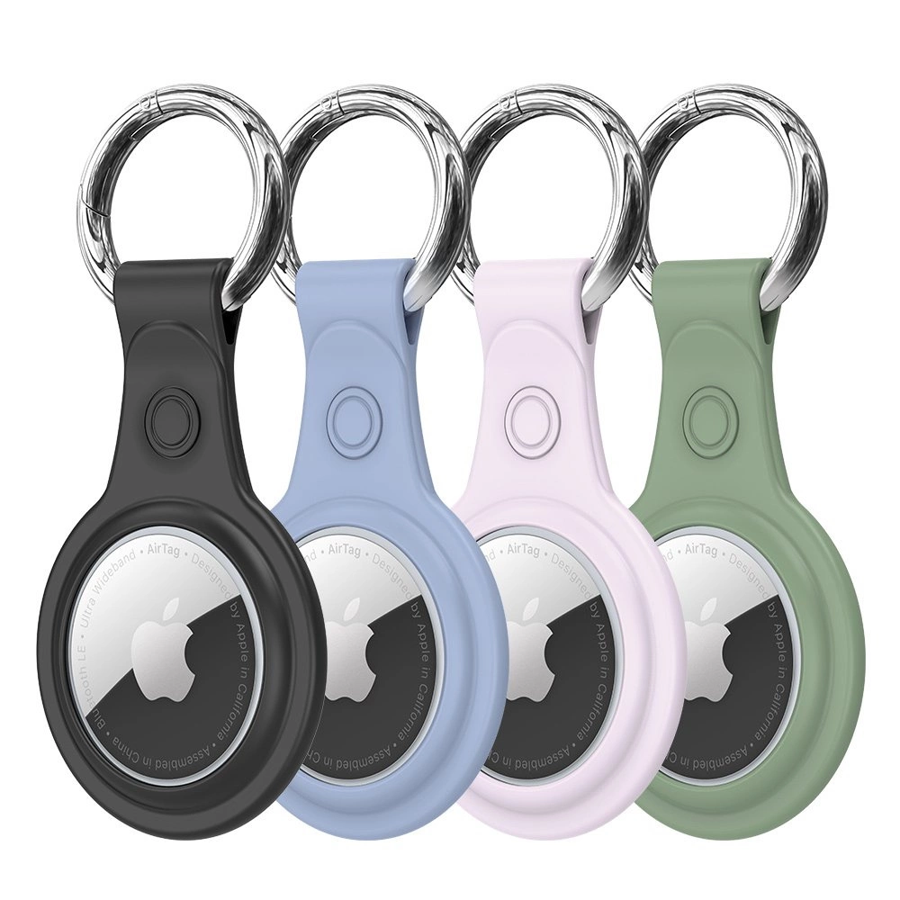 DUXDUCIS AIRTAG 4 SET OF SILICON FLEXIBLE COVER KEYCHAIN LOOP AIRTAG0001