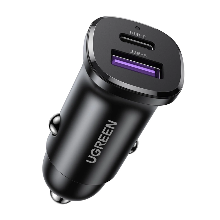 UGREEN 2 PORT FAST CAR CHARGER 30W 25845