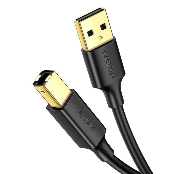 UGREEN USB 2.0 PRINTER SCANNER CABLE 1.5M BLACK US135