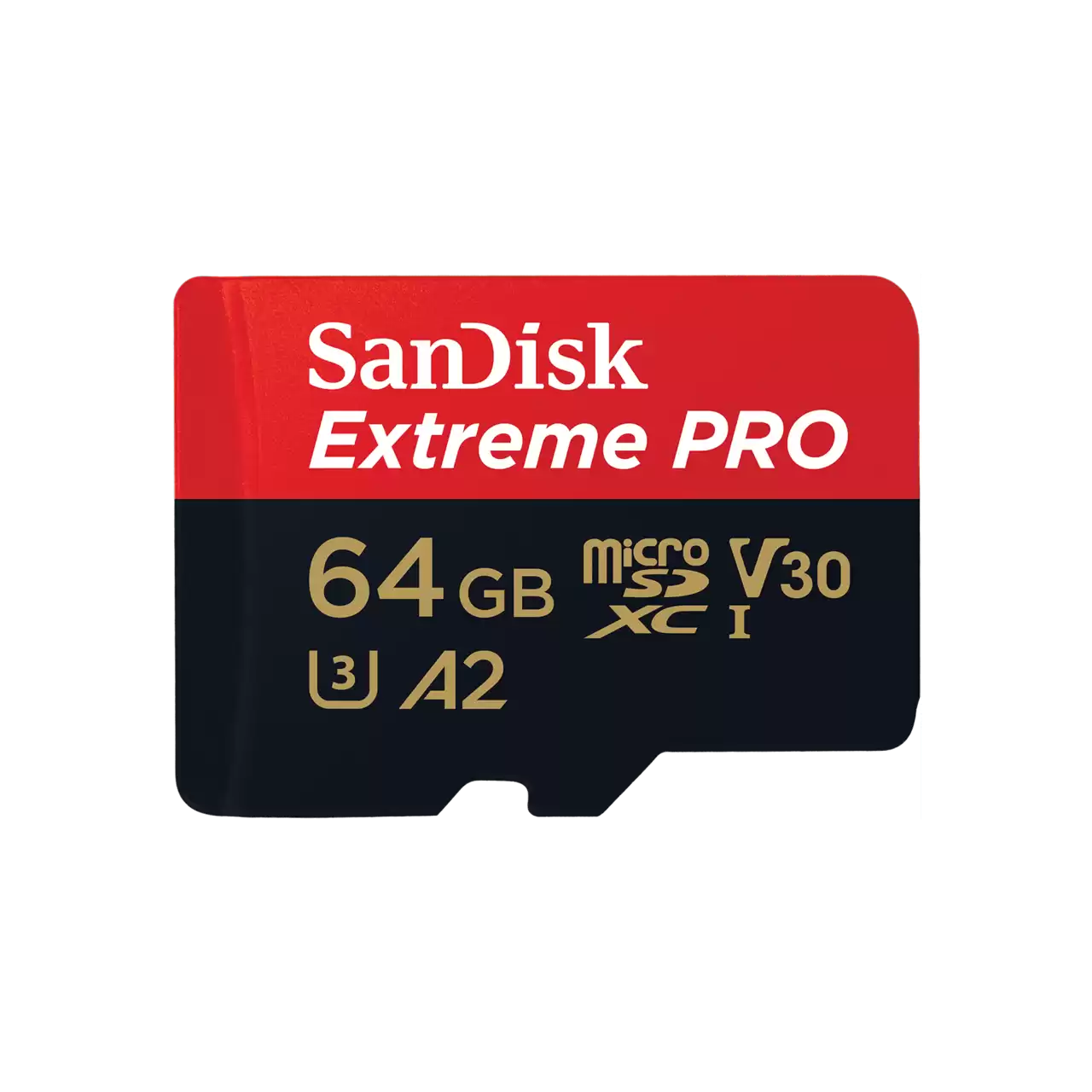 SANDISK EXTREME PRO 64GB MICROSDXC MEMORY CARD SDSQXCD-064G-GN6MA