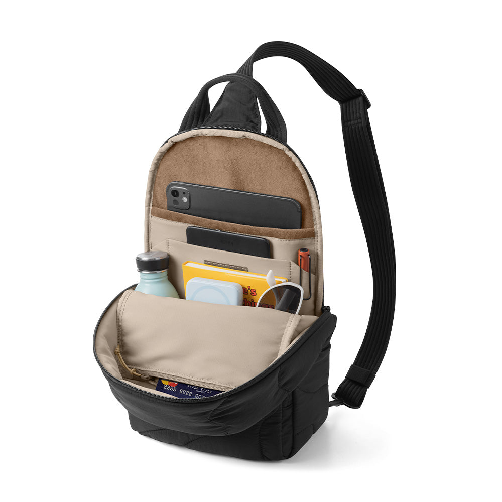 TOMTOC TERRA T36 11 INCH PUFFY SLING BACKPACK LAVASCAPE T36M1D1 thumbnail 2