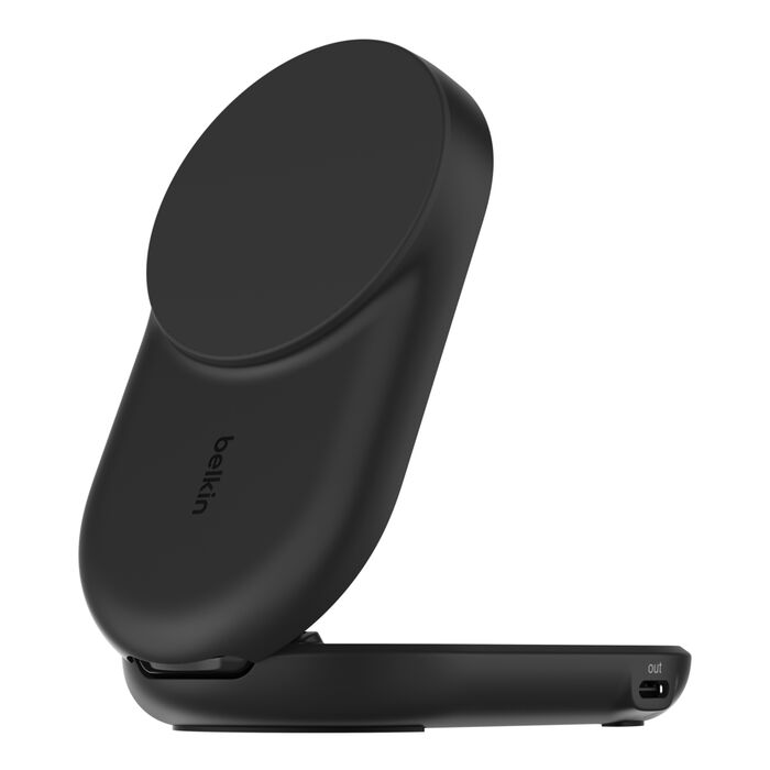 BELKIN ULTRA CHARGE QI2 2 IN 1 FOLDABLE MAGNETIC CHARGER 25W BLACK WIZ039MYBK thumbnail 5