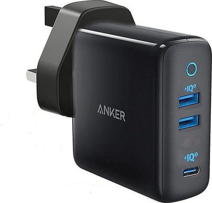 ANKER POWERPORT III 3-PORTS 65W BLACK A2033H11
