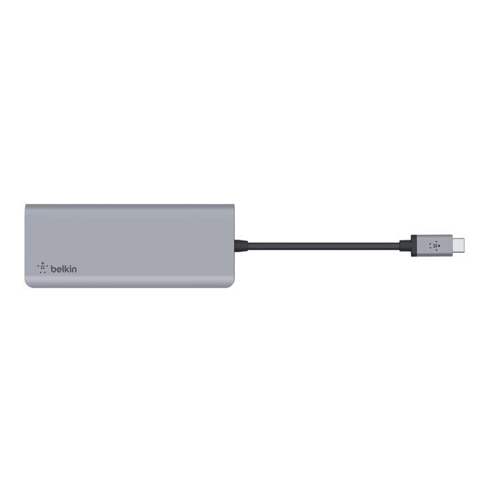 BELKIN USB-C 7 IN 1MULTIPORT HUB 100W SPACE GRAY AVC023HQSGY thumbnail 3