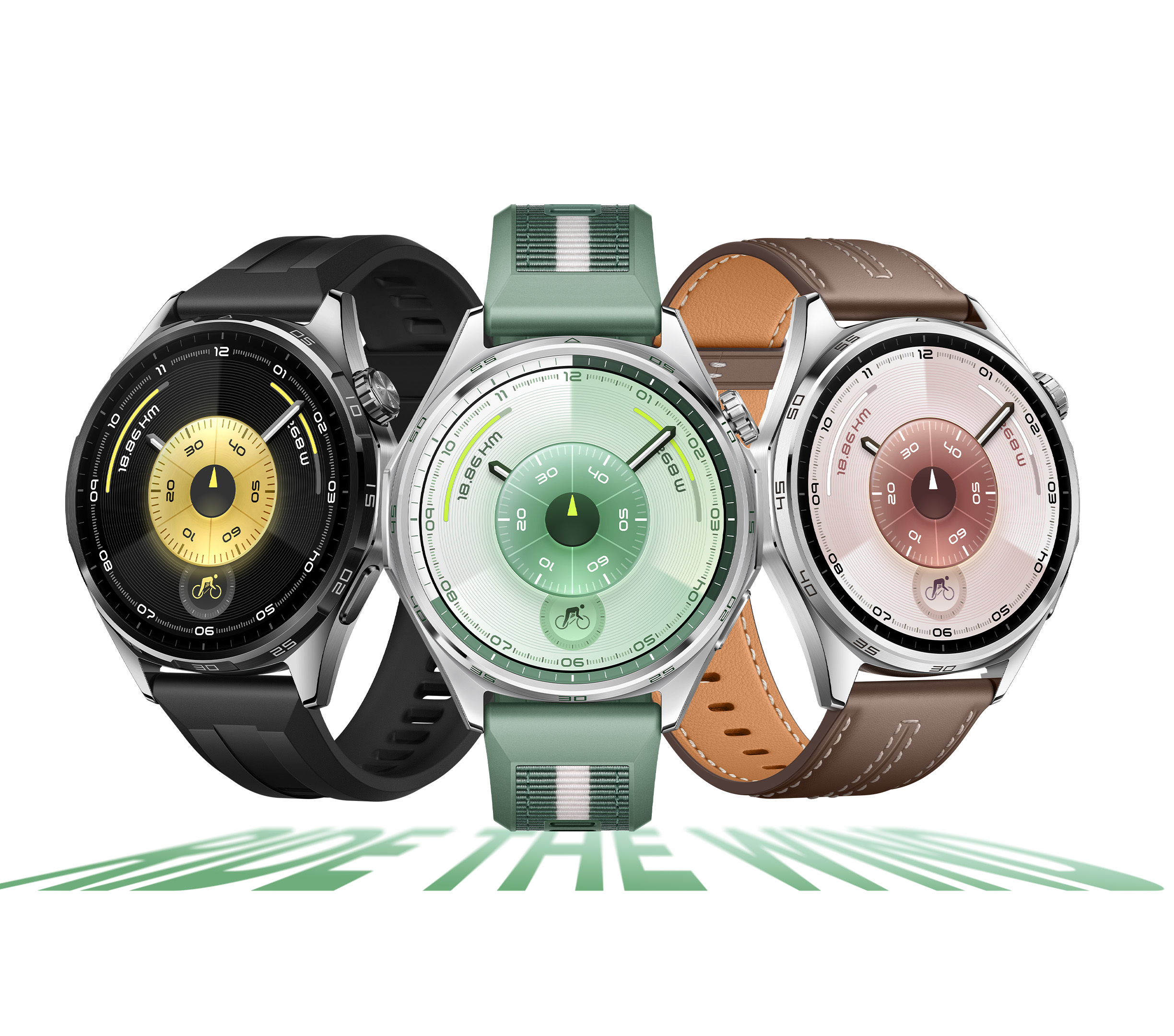HUAWEI WATCH GT 6 41MM BLACK STAINLESS STEEL CASE WITH BLACK FLUOROESTOMER STRAP KSU-B19 55020FUM thumbnail 7