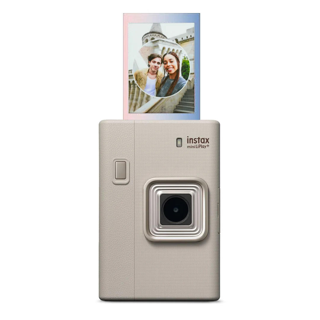 FUJIFILM INSTAX MINI LIPLAY PLUS HYBRID INSTANT CAMERA SAND BEIGE thumbnail 6