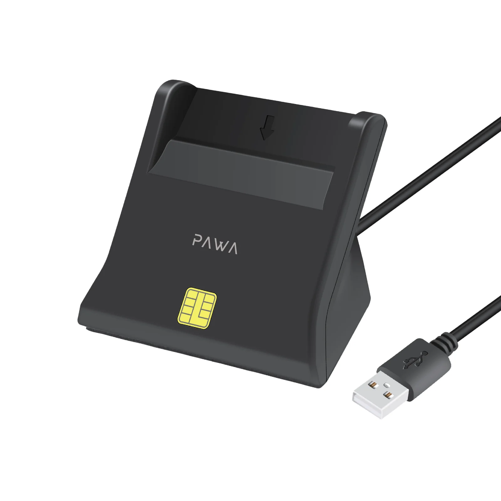 PAWA SINGLE SLOT SMART CARD READER BLACK PWATCDR110-BK thumbnail 4