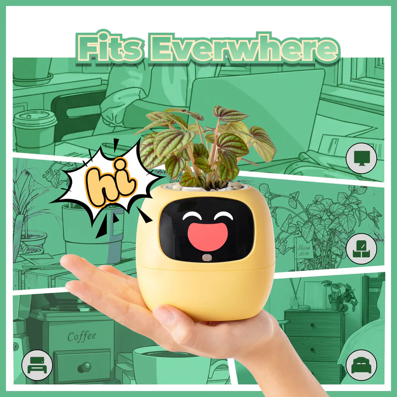 PLANTSIO IVY GEN 2 SMART PLANTER YELLOW thumbnail 4