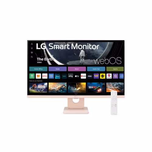 LG 27 INCH FHD IPS MONITOR WITH SLIM DESIGN THINQ CONTROL PANEL MAGIC REMOTE 27U511SA-W