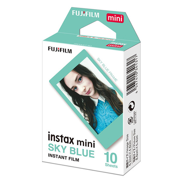 FUJIFILM INSTAX MINI SKY BLUE SHEET 10 CARTRIDGE