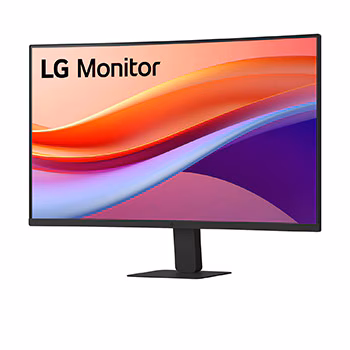 LG 27 INCH FHD CURVED MONITOR WITH 100HZ USB C PORT 27U421A-B