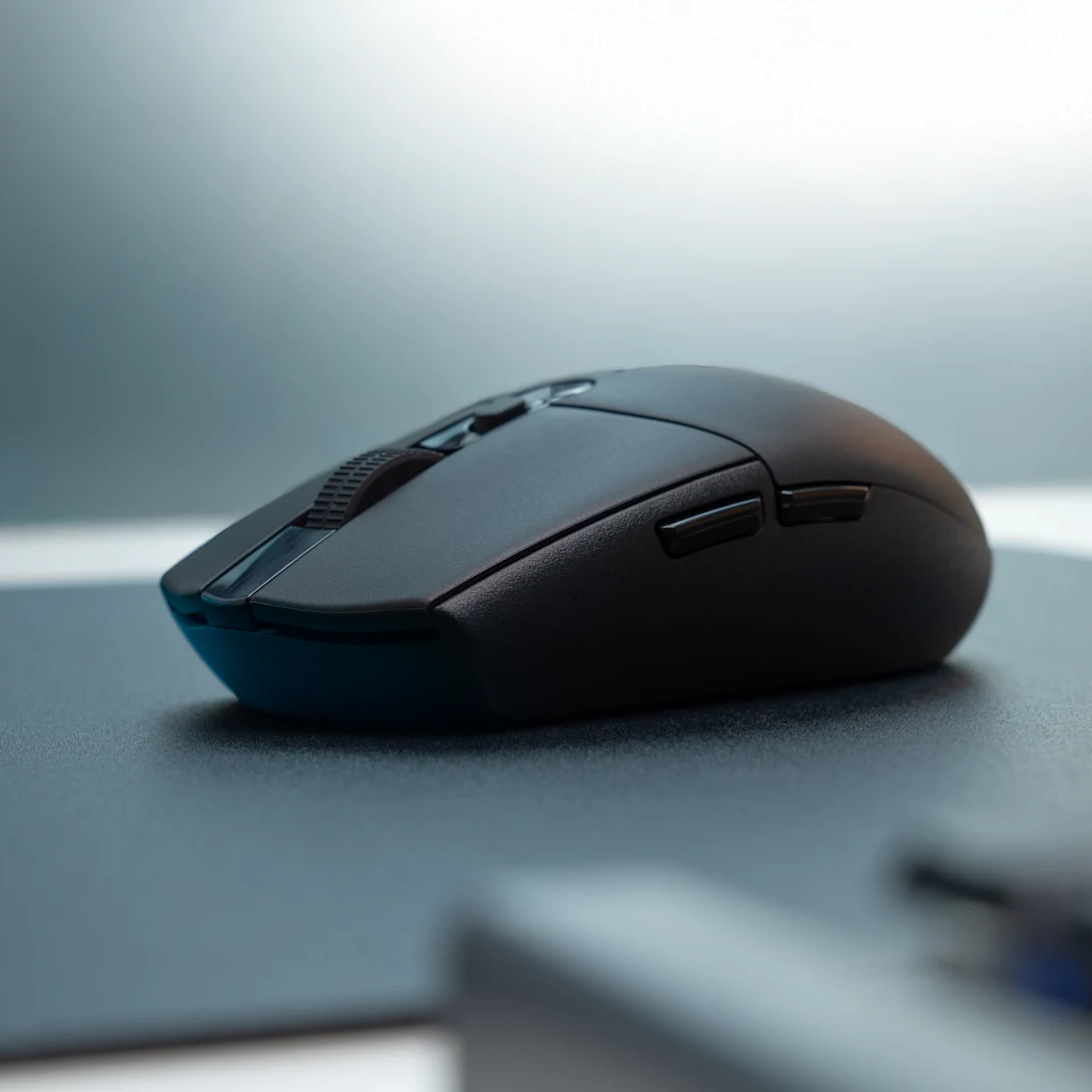 LOGITECH LIGHT SPEED G304 WIRELESS GAMING MOUSE BLACK 910-005286 thumbnail 3