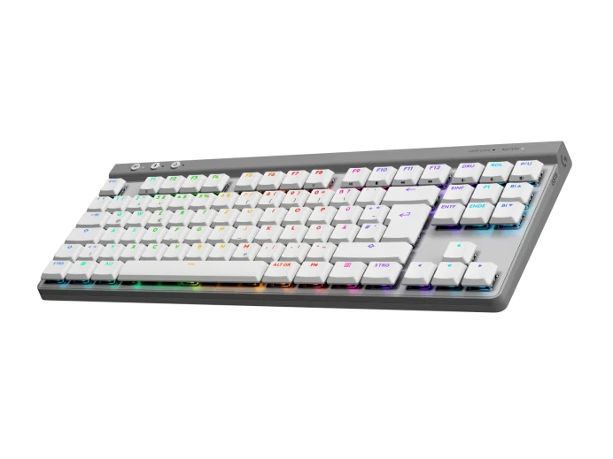 Logitech G515 TKL Lightspeed Mechanical Gaming Keyboard (White, 920-012539) - Compact, Tactile Switches, and Wireless Performance thumbnail 4