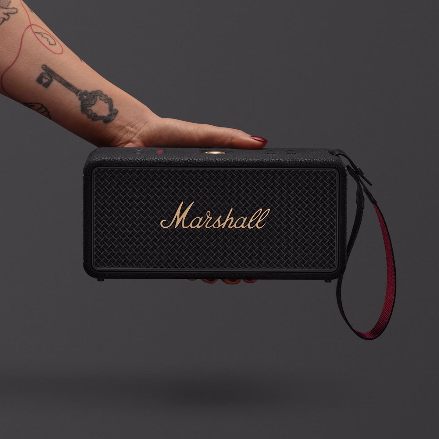 MARSHAL MIDDLETON II PORTABLE BLUETOOTH SPEAKER BLACK AND BRASS MIDDLETON2-BK-BRS thumbnail 6