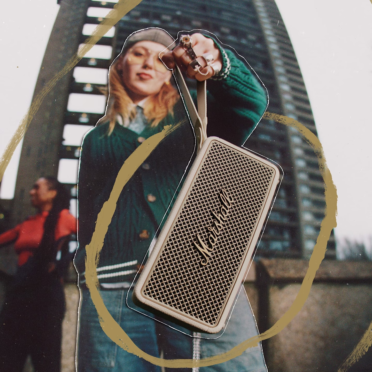 MARSHAL MIDDLETON II PORTABLE BLUETOOTH SPEAKER CREAM MIDDLETON2-CRM thumbnail 6