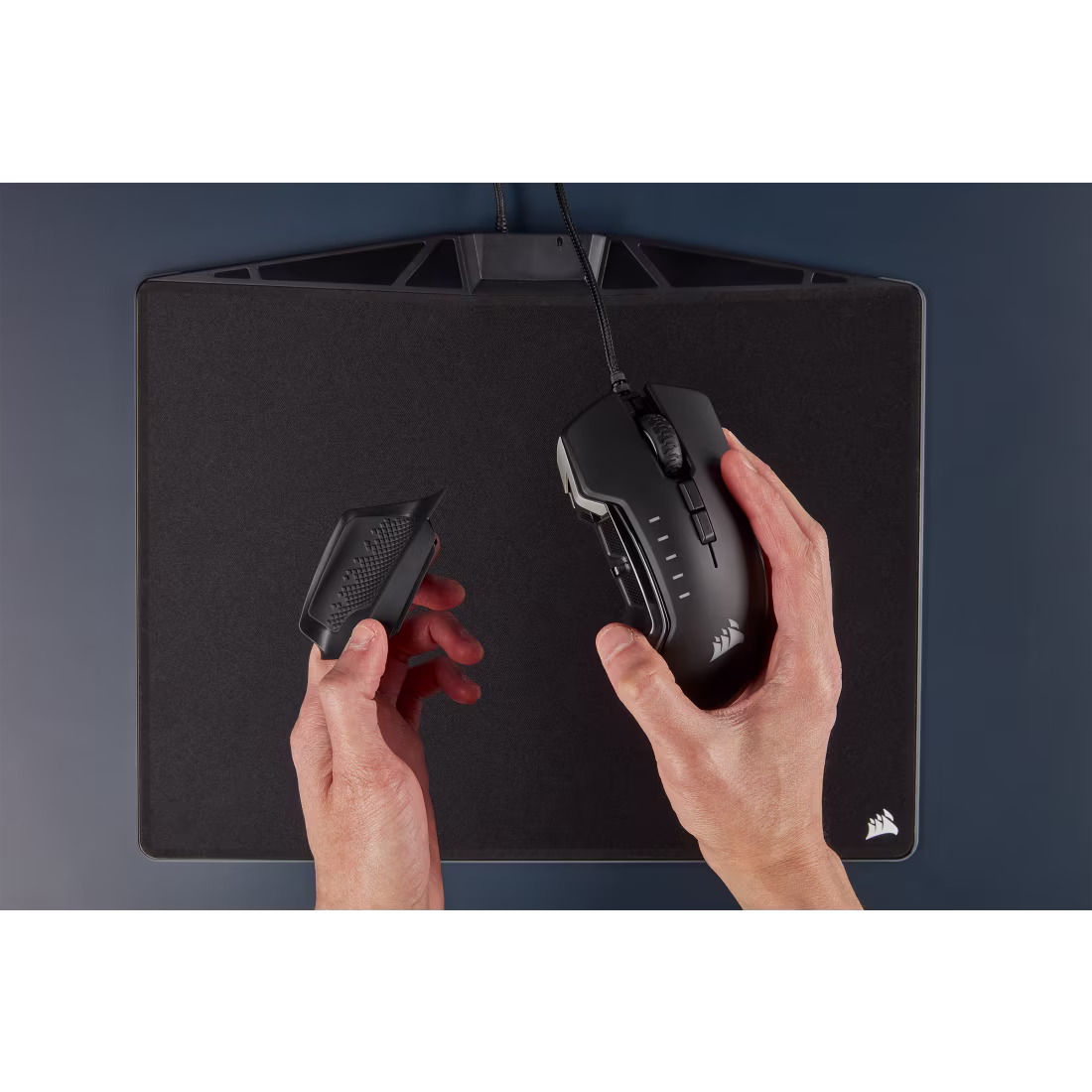 CORSAIR GLAIVE RGB PRO COMFORT FPS/MOBA ALUMINIUM GAMING MOUSE CH-9302111-NA thumbnail 4
