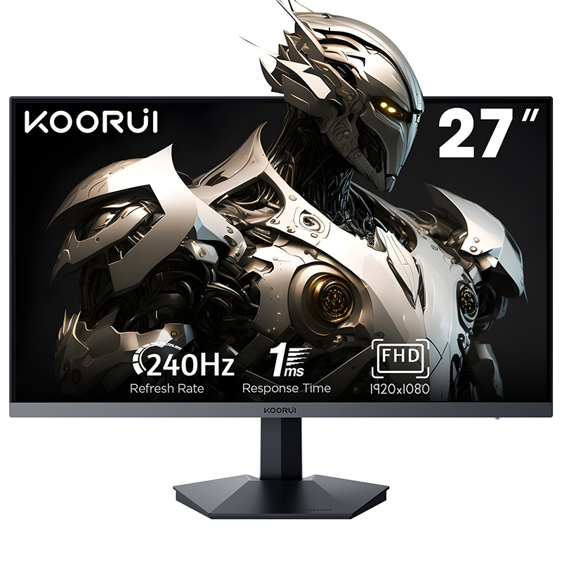 KOORUI 27 INCH FHD 1920 X 1080 240HZ 1MS VA PANEL GAMING MONITOR GN02