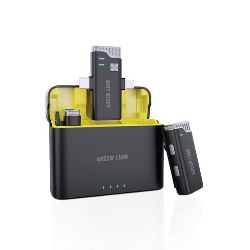 GREEN LION 3 IN 1 360 MICROPHONE USB-C LIGHTNING BLACK GN3IN1MIC360D