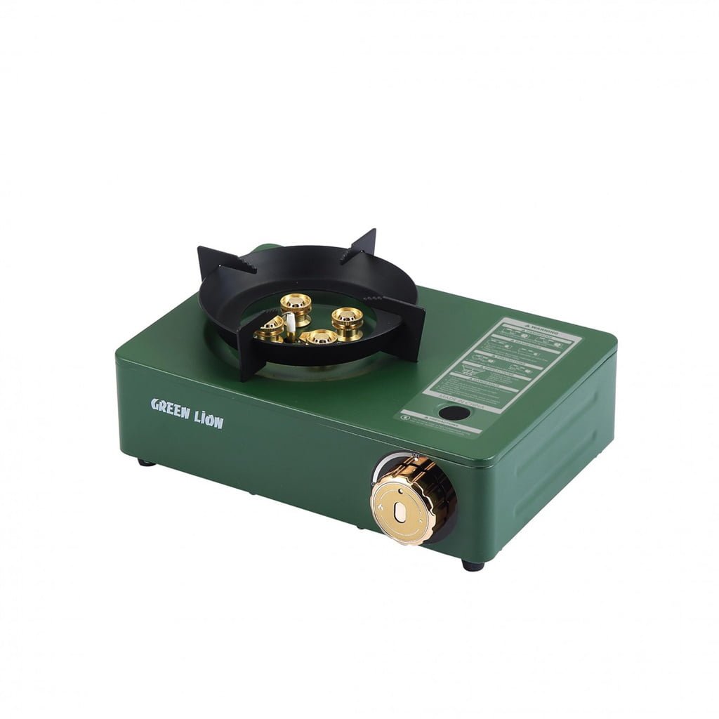 GREEN LION 4 BURNER MINI CASSETTE STOVE GREEN GNAIRHMD3 LWH