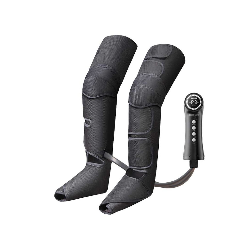 GREEN LION AIR PRESSURE LEG MASSAGER BLACK GNALEGMSSGBK