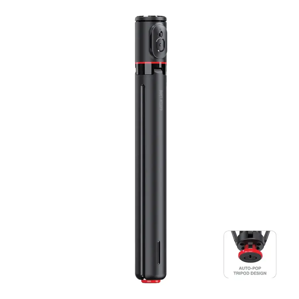 GREEN LION AUTO POP TRIPOD MAGNETIC REMOTE BLACK GNAPPTDSBK
