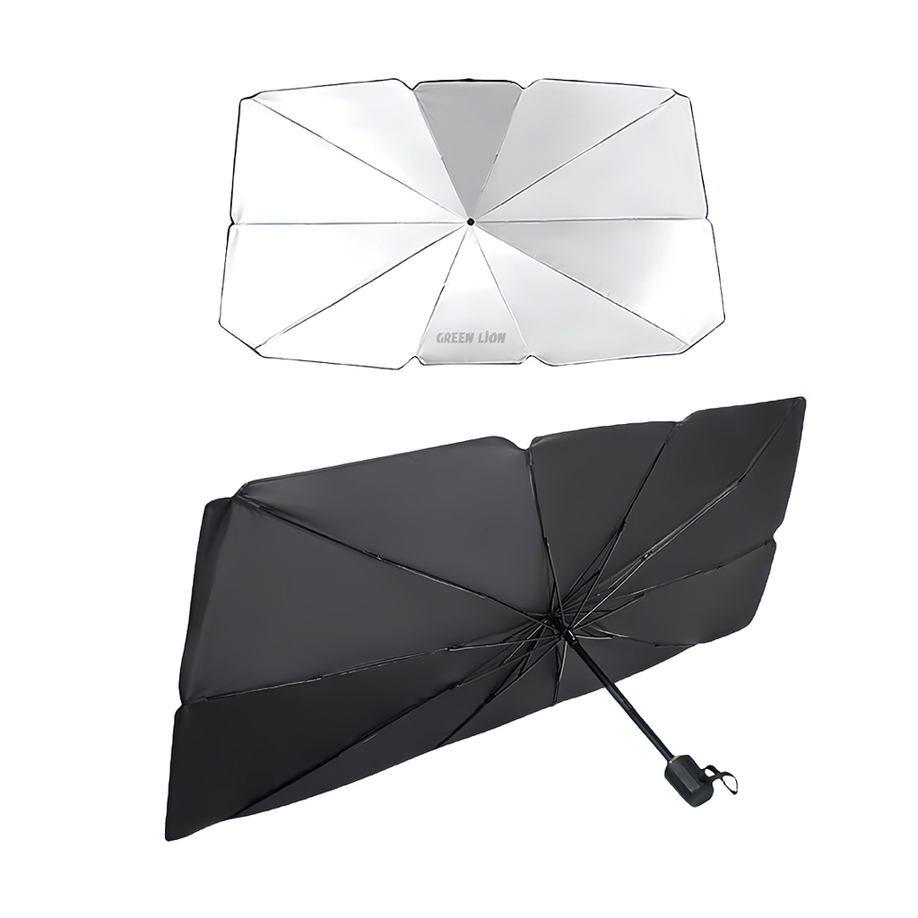 GREEN LION CAR WINDSHIELD UMBRELLA BLACK GNCWNSHDUMBBK