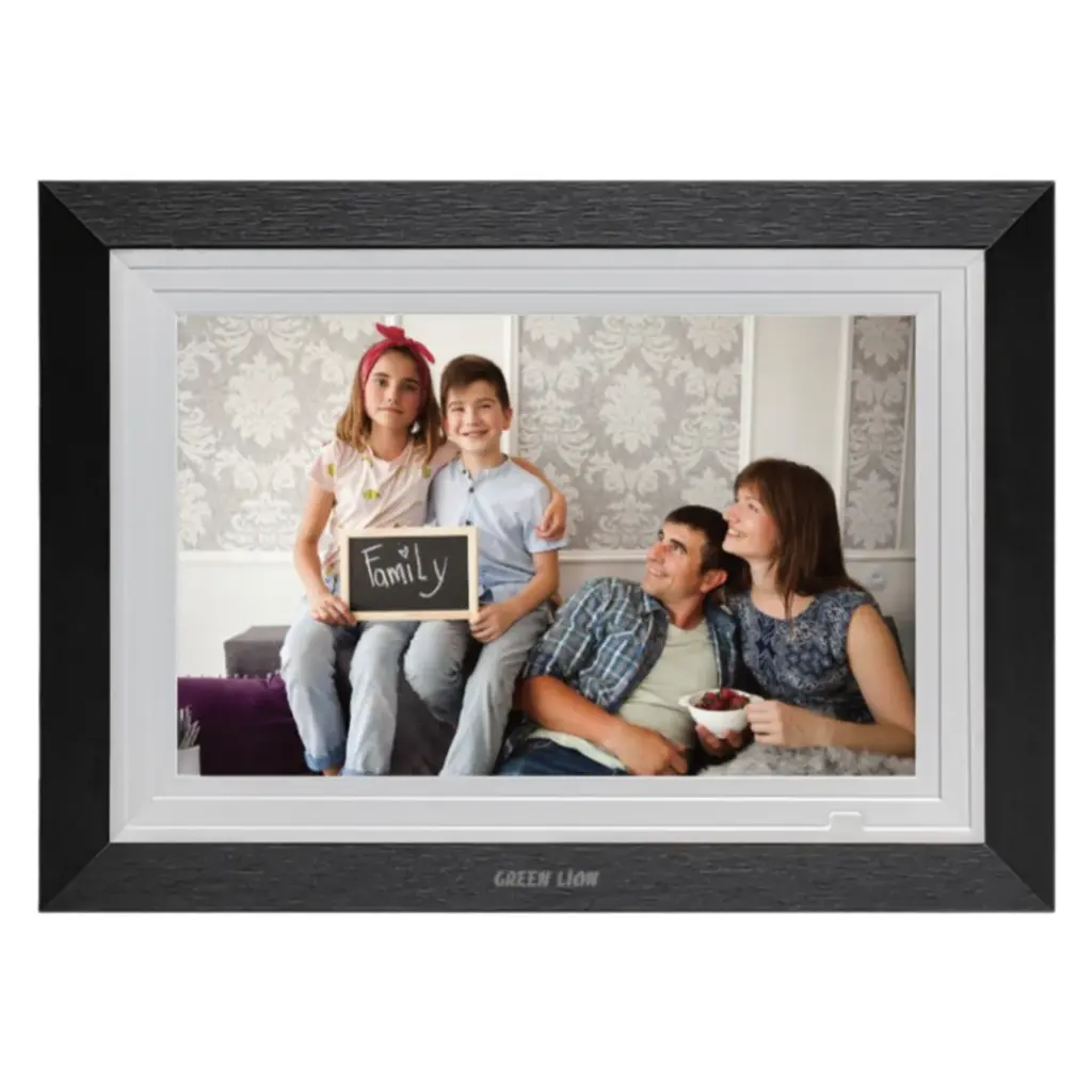 GREEN LION DIGITAL PICTURE FRAME BLACK GNDGPFRMBK