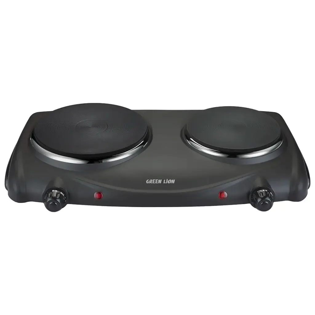 GREEN LION ELECTRIC STOVE DOUBLE HOT PLATE BLACK GNESDOUB43BK