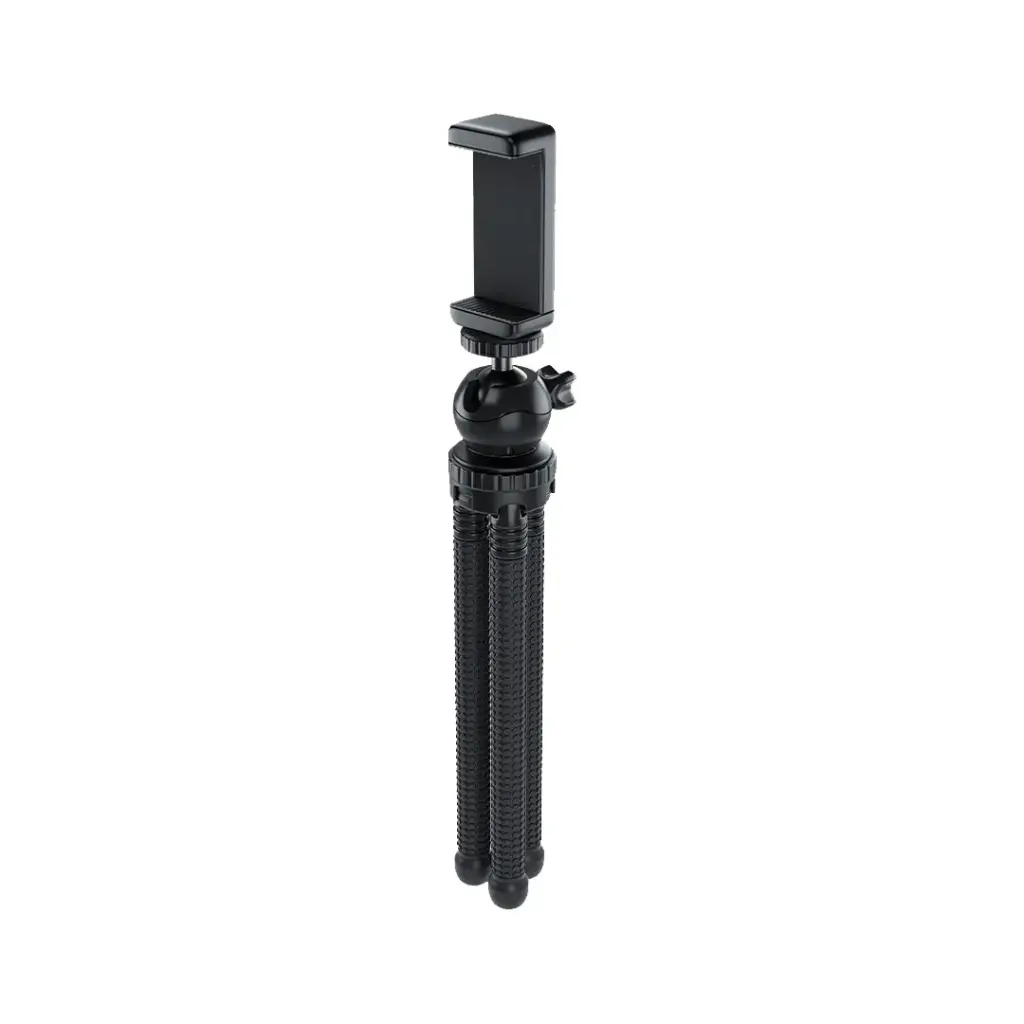 GREEN LION FLEXIBLE TRIPOD WITH FOAM GRIPS BLACK GNFLTRIPDBK