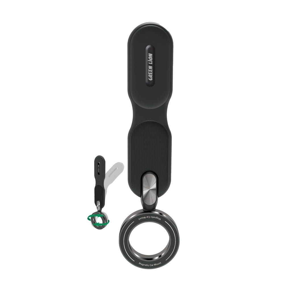 GREEN LION FLEXIBLE MAGSAFE CAR HOLDER BLACK GNFLXMAGHLDBK