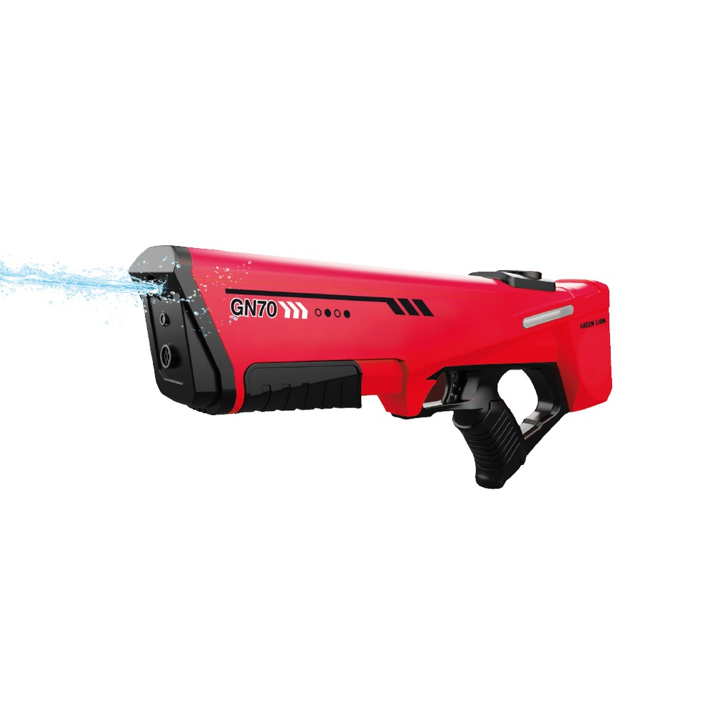 GREEN LION GN70 WATER GUN AUTOMATIC & MANUAL MODE RED GNGN70WGBRD