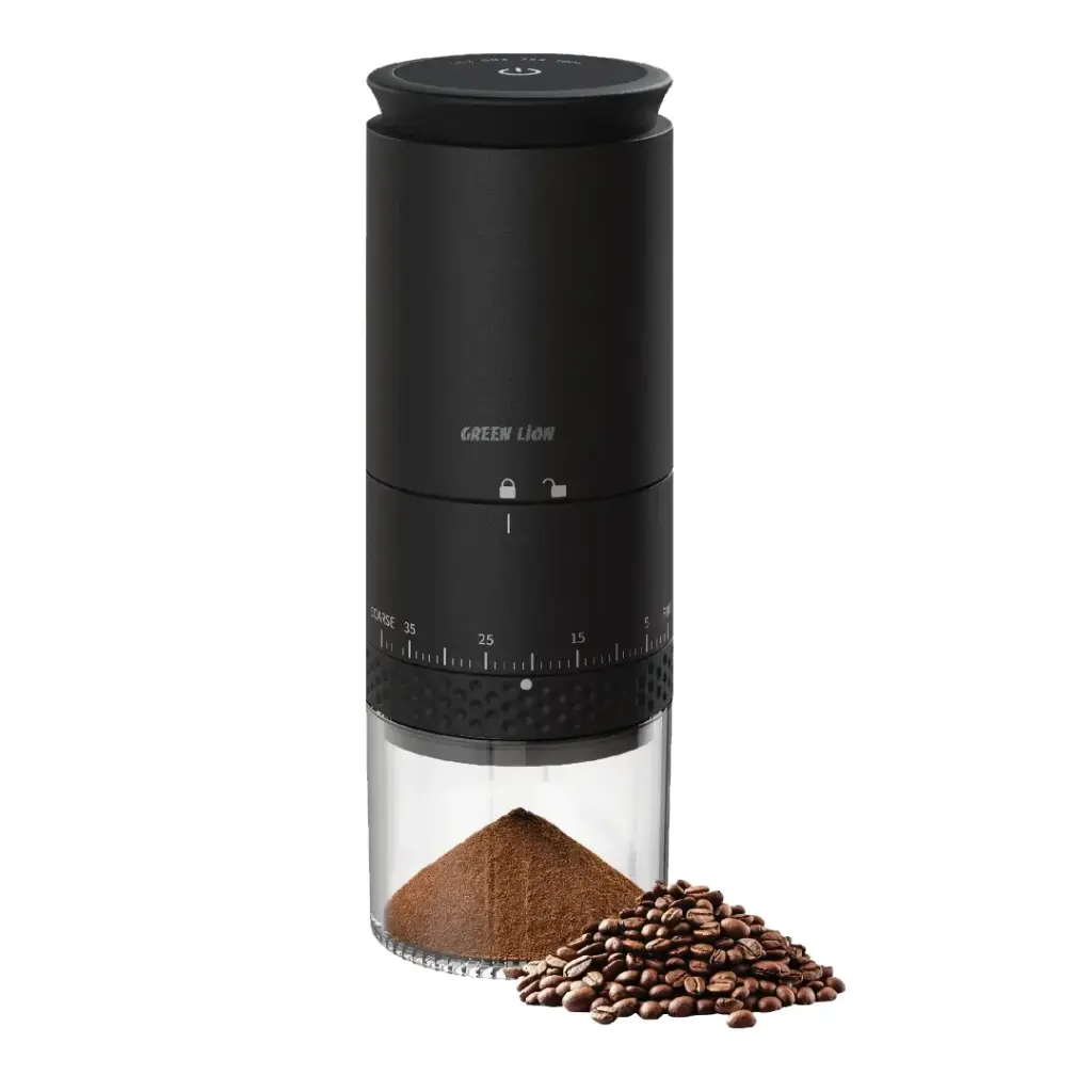 GREEN LION GRIND PRO COFFEE GRINDER RECHARGEABLE BLACK GNGRND45BK
