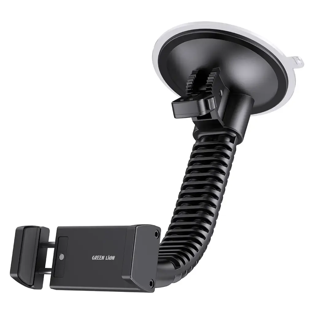 GREEN LION GV550 HEAVY DUTY WINDSHIELD CAR PHONE MOUNT BLACK GNGV550HLDBK thumbnail 2