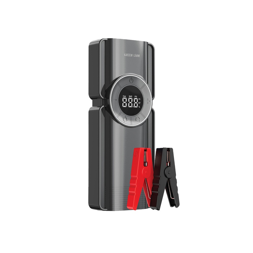 GREEN LION PORTABLE JUMP STARTER BLACK GNJUMPSTRBK