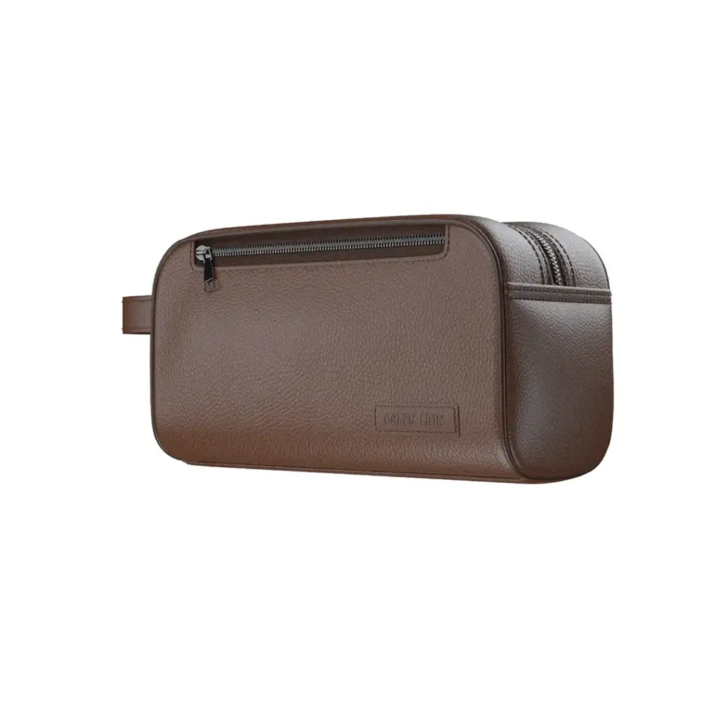 GREEN LION LAKESHORE CLUTCH BAG BROWN GNLAKCLBAGBR