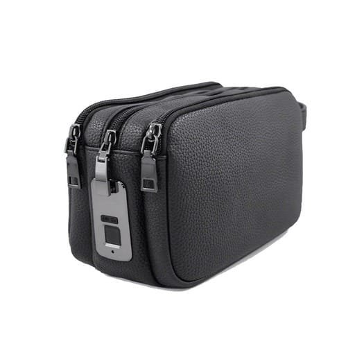 Green Lion Lyon Plus Smart Fingerprint Pouch Black GNLYSPCHBK